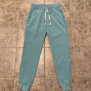 Figs Blue Green Technical Jogger Scrub Pants